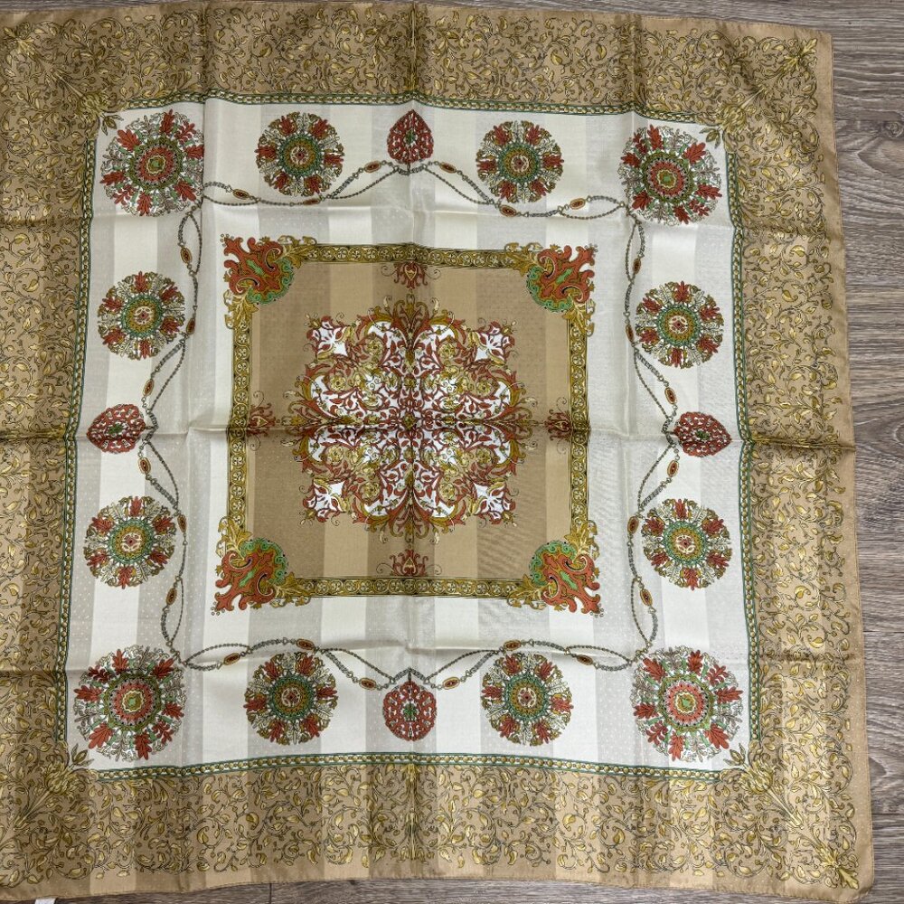 Elegant Scarf  30" x 30"  Made in Italy